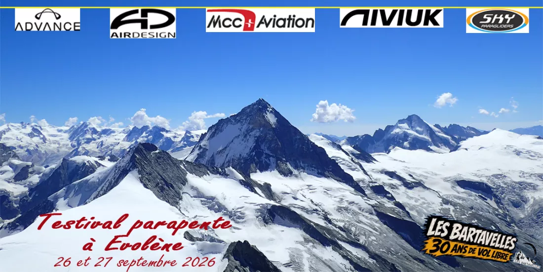Parapente à Evolène